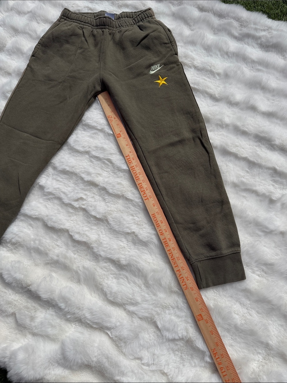Nike stories Flight olive green sweatpant joggers small - Picture 2 of 10